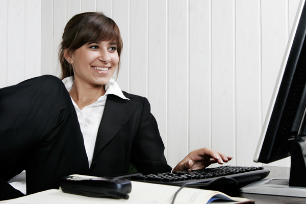 Woman at work