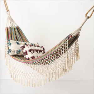 Striped hammock