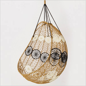 knotted Melati hanging chair