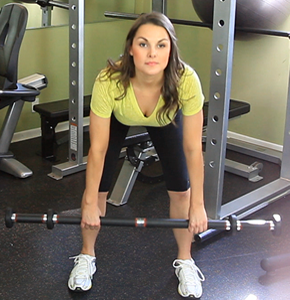 Harley Pasternak's celebrity workout - Stiff leg deadlift