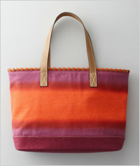 Dip dye tote