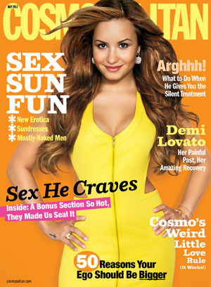 Demi Lovato covers Cosmopolitan