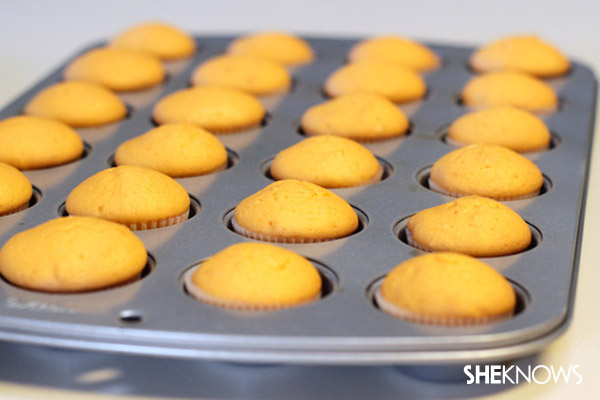 Mini Momosa cupcakes