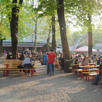 Beer garden in Berlin