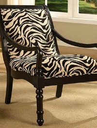 Zebra Accent Chair