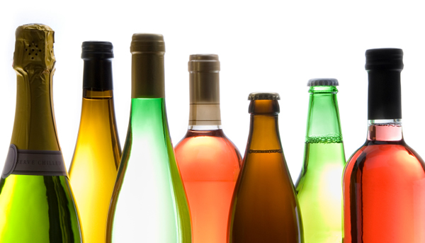 bottles of alcohol