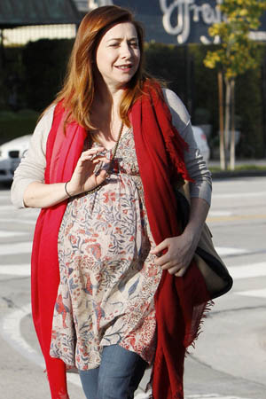 Alyson Hannigan talks baby