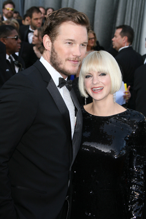 Anna Faris and Chris Pratt having a baby