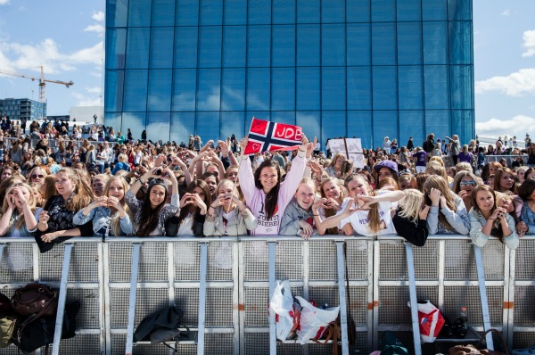Justin Bieber concert in Norway