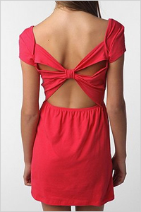 Bow-back dress