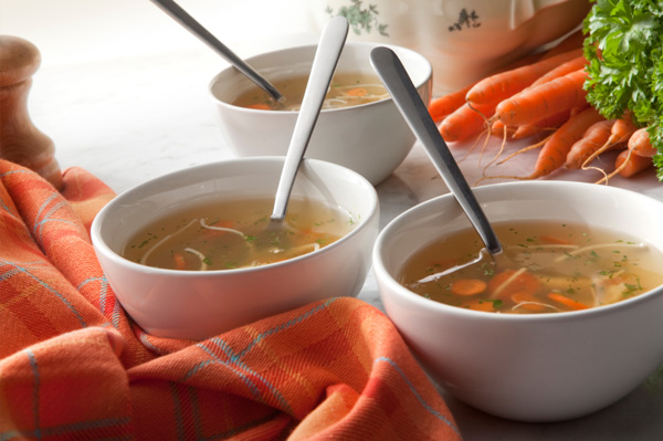 Homemade chicken soup