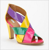 Kimchi Blue Colorblock Strappy Heel 