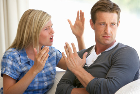 couple arguing