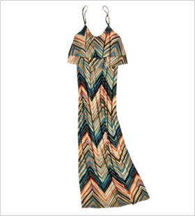 ruffled maxi