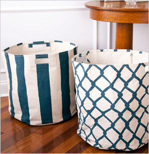 Pehr Canvas Basket, See Jane Work