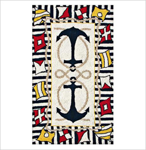 Anchors Away Area Rug, Lamps Plus