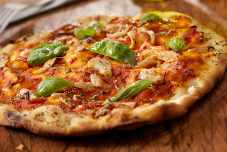 Gluten free pizza from Dominos