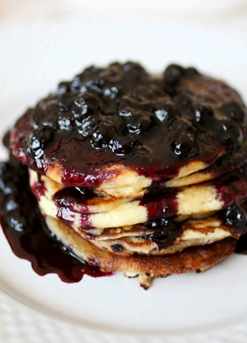 Lemon ricotta pancake recipe