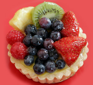 Fruit and Yogurt Almond Tart