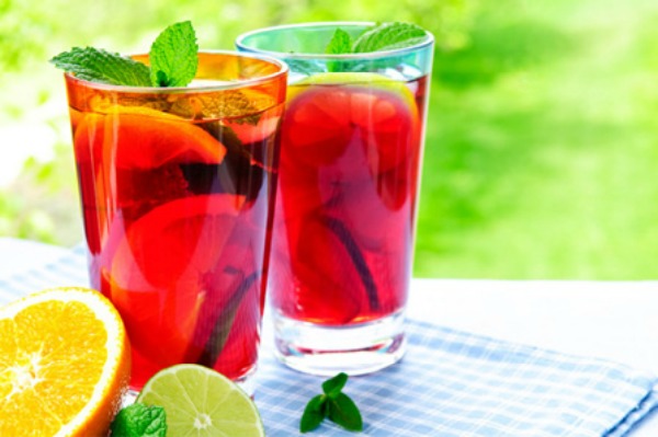 Homemade sangria