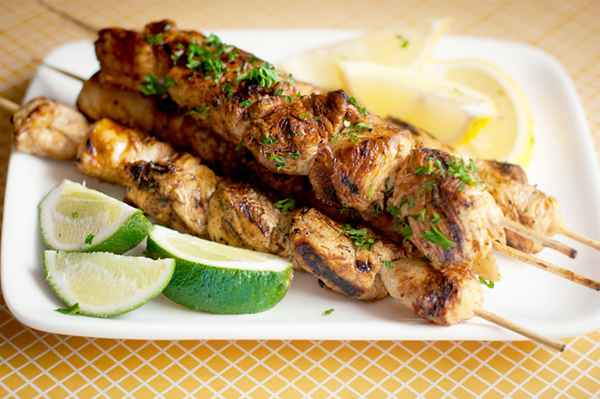 Honey chipotle lime grilled chicken kabobs recipe