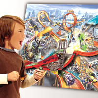 Hot wheel wall tracks