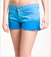 ombre denim cut-offs