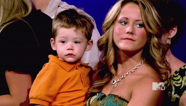 Jenelle Evans with son Jace