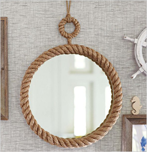 Nautical Rope Mirror from Pottery Barn Kids
