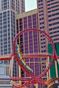 Las Vegas roller coaster