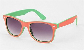 Urban Outfitters Colorblock Pop Risky Sunglasses