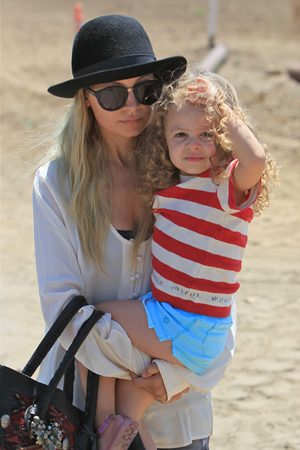 Nicole Richie and Harlow