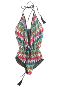 one-piece halter swimsuit 