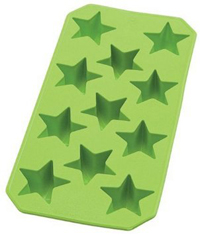 Star shaped ice cube tray