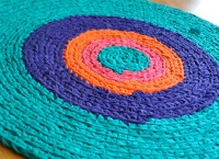 Jewel toned rug