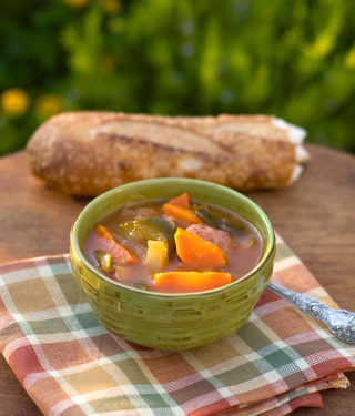 Summer vegetable soup
