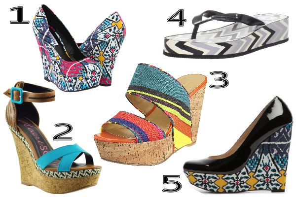 summer wedges montage
