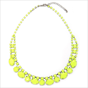 Neon pavé necklaces