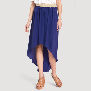 Mullet hem skirt