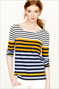 Colorblock stripe T ($39.99, J.Crew)
