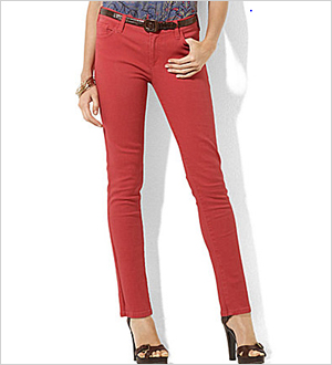 Lauren Jeans Co. Modern Straight Ankle Jeans