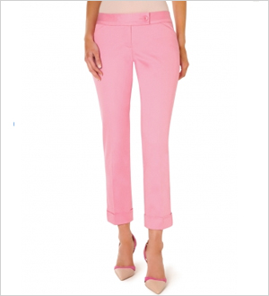Drew Stretch Sateen Ankle Pant 