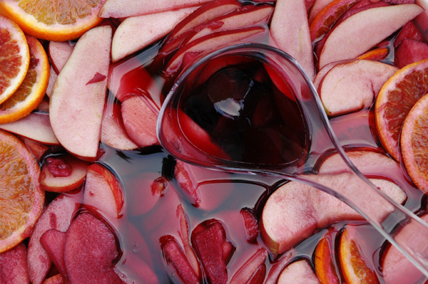 Fruit and sangria