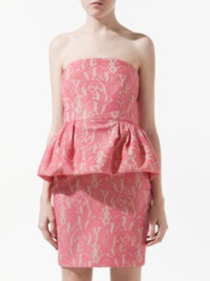Zara peplum dress