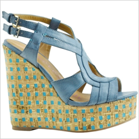 HeartSOUL Fawn in Turquoise, $49.99 at bakersshoes.com