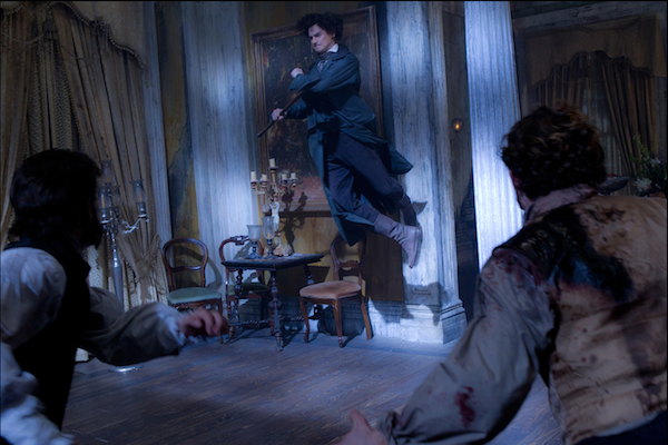 Abe Lincoln jumping