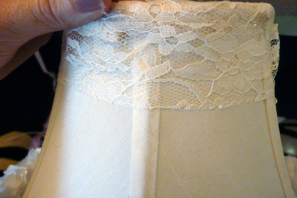 Cover it with lace