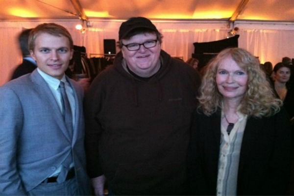 Ronan Farrow sends dad Woody Allen "Happy Bro-in-Law" message
