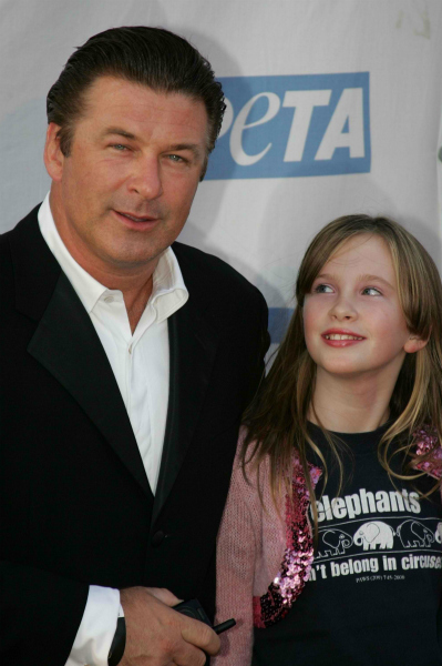 Alec Baldwin with Daughter Ireland
