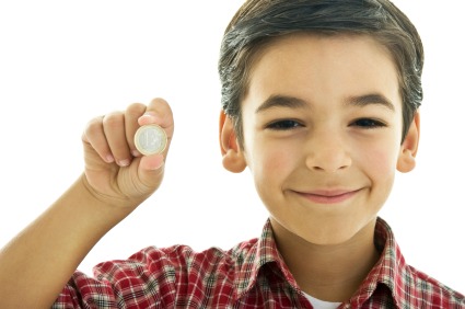 boy with money